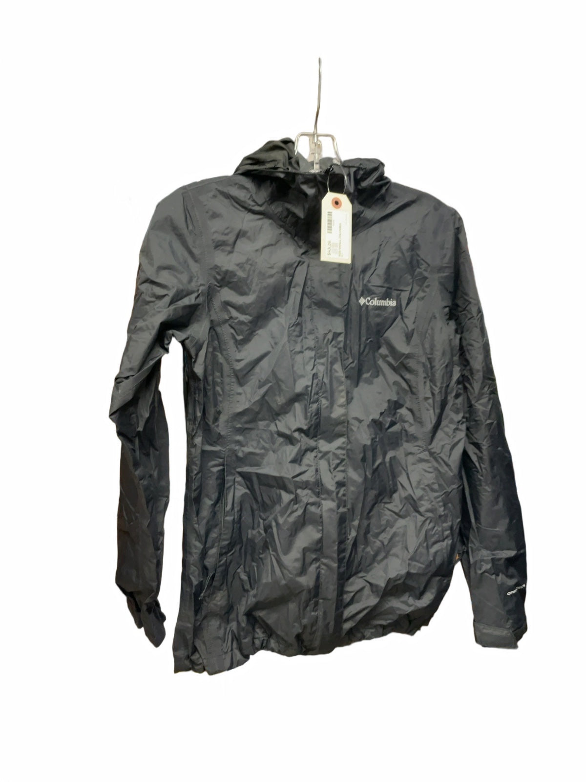 Columbia Rain Jacket Size S Black
