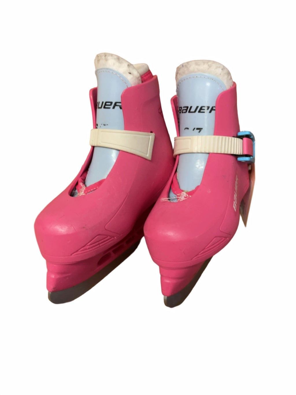 Bauer Lil Champ Size 7C Pink Ice Skates