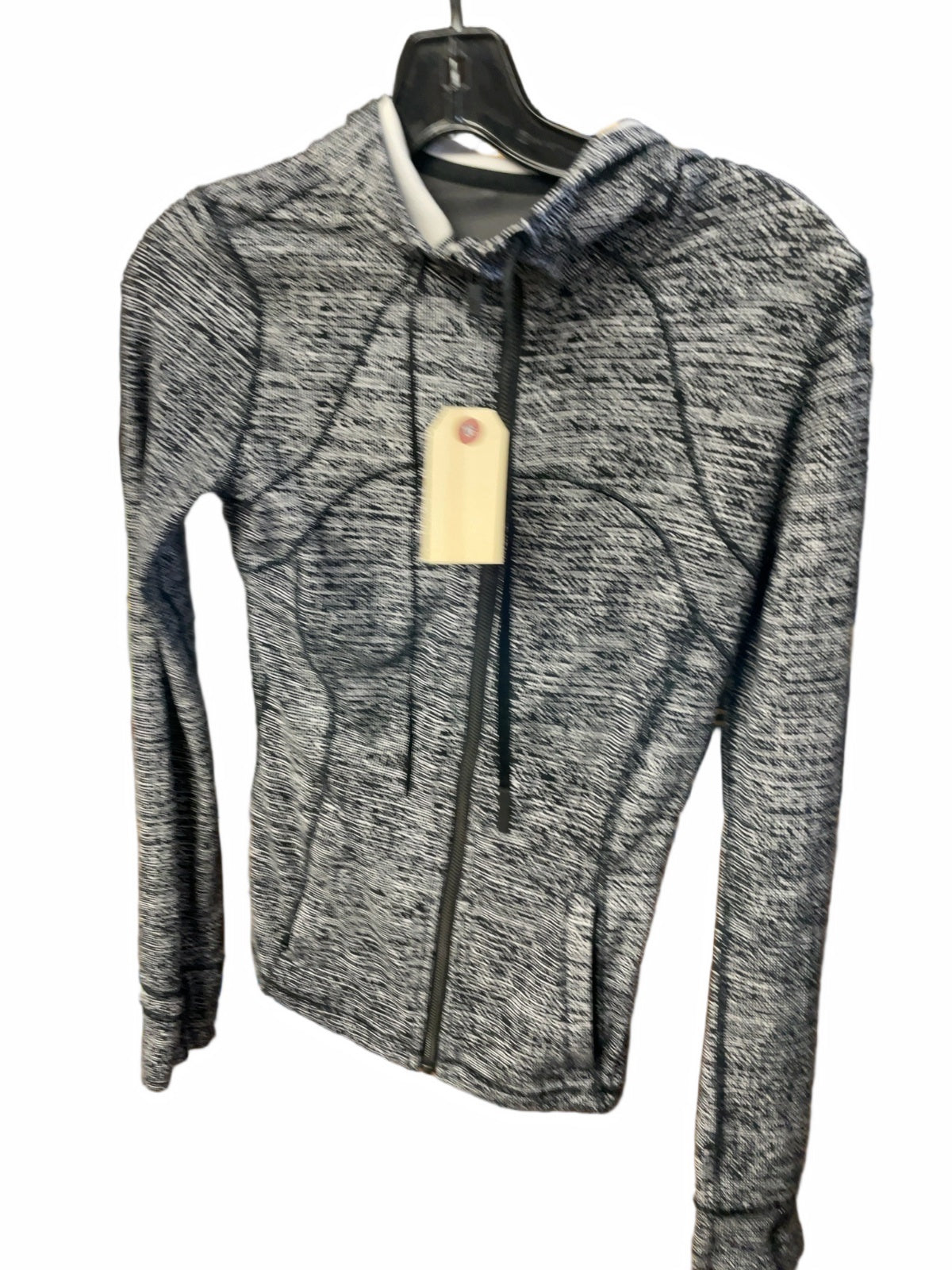 Lululemon Scuba Hoodie Size 4 Grey/Black