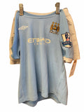 Umbro Manchester City De Jong #34 Soccer Kit Size 4-5 Yrs