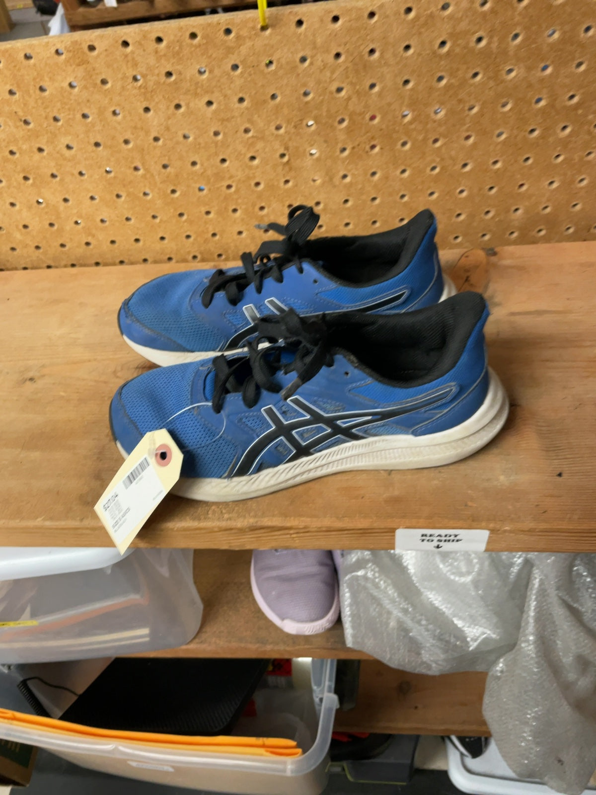 ASICS Running Shoes Size 5 Blue/Black