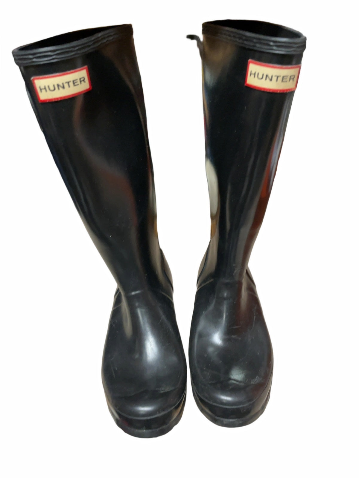 Hunter Tall Rain Boots Size 5 Black