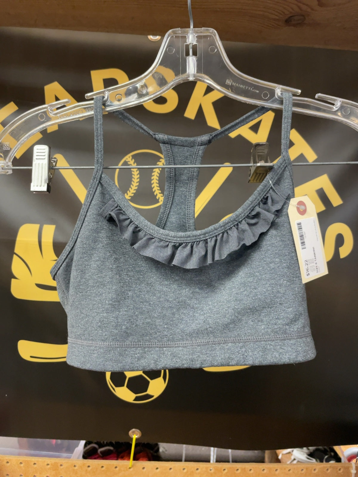 Lululemon Ruffled Racerback Sports Bra Size 6