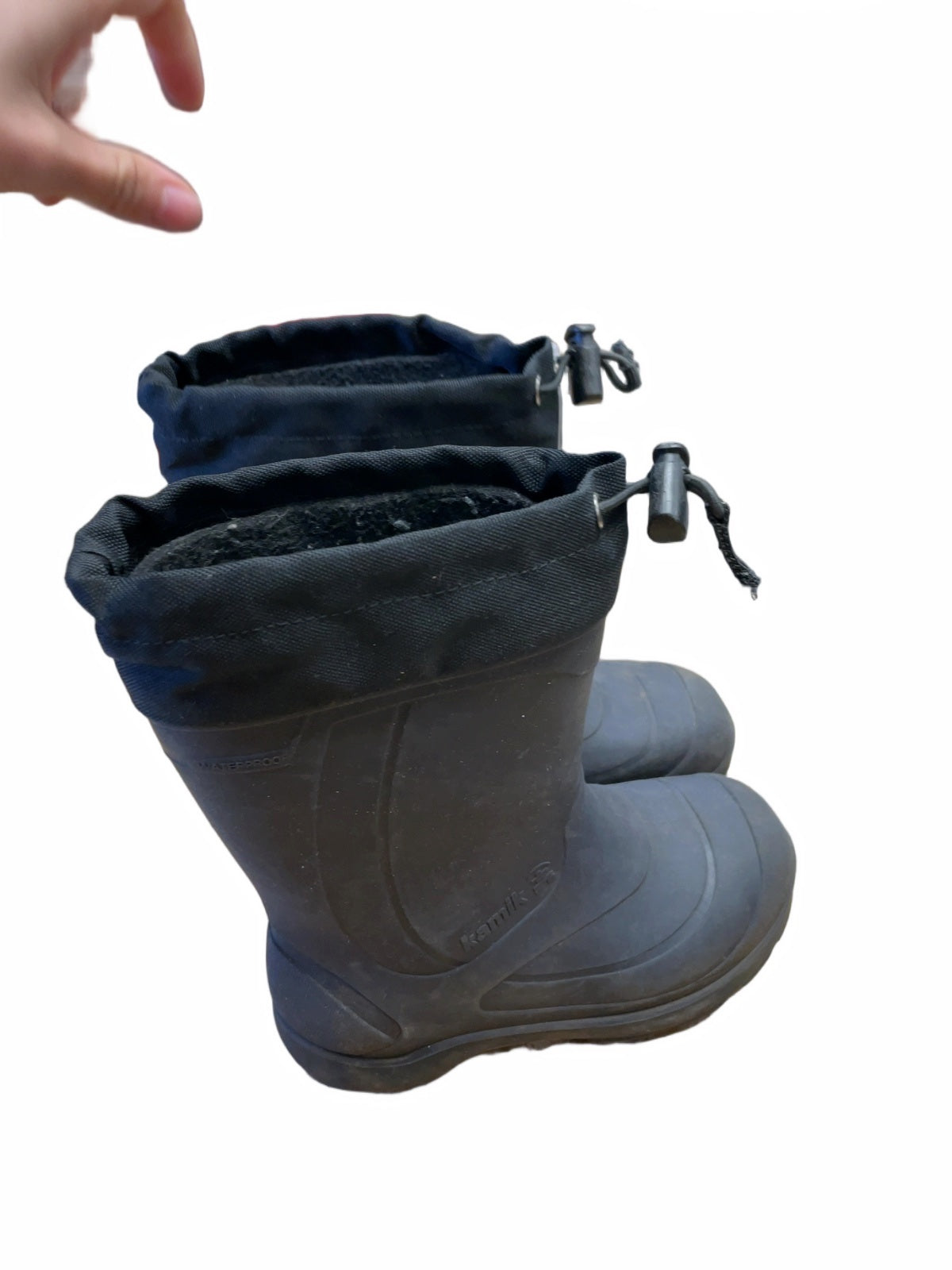 Kamik Size 12C Winter Rain Boots Black