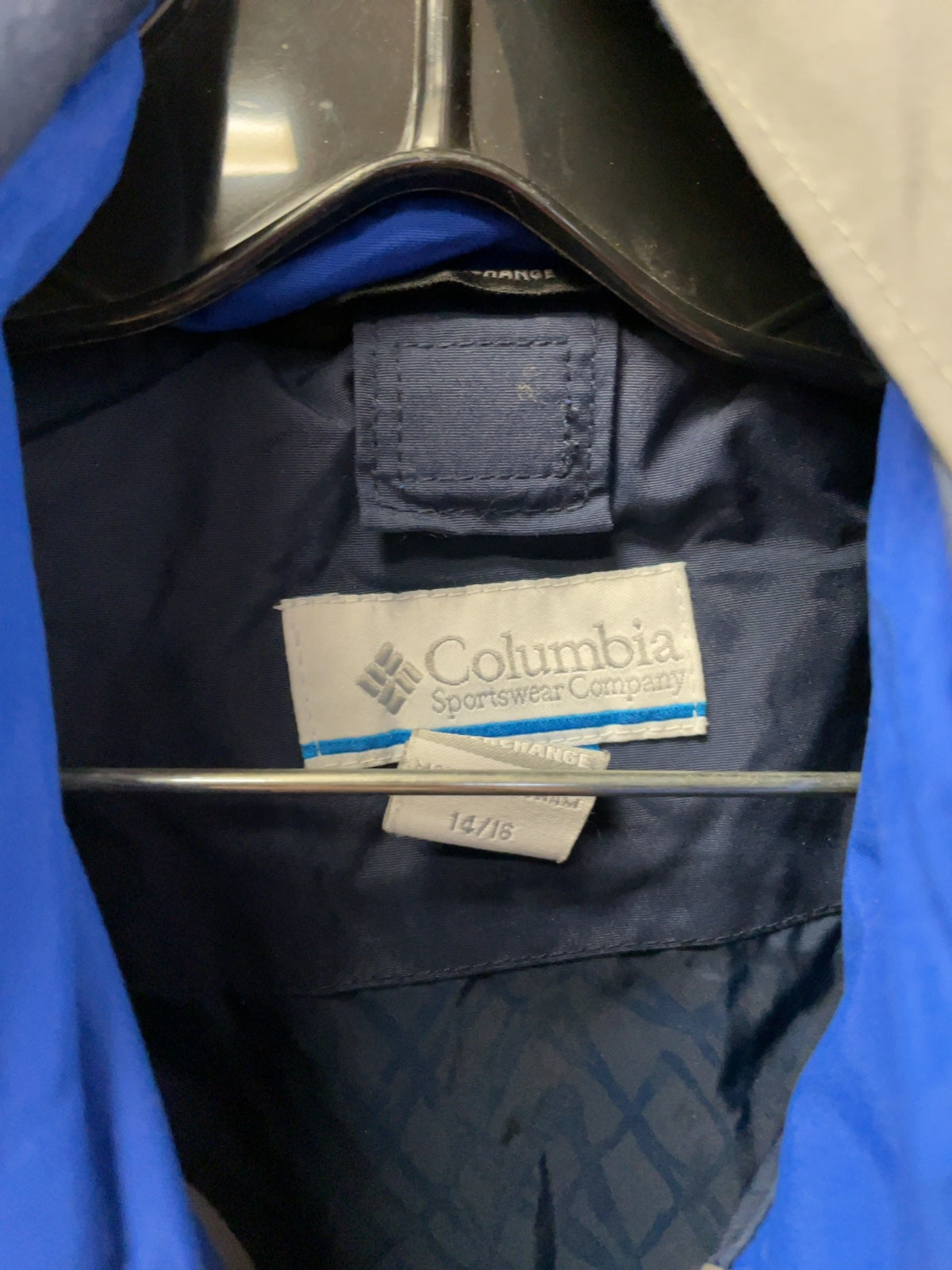 Columbia Omni-Shield Hooded Rain Jacket Youth 14/16