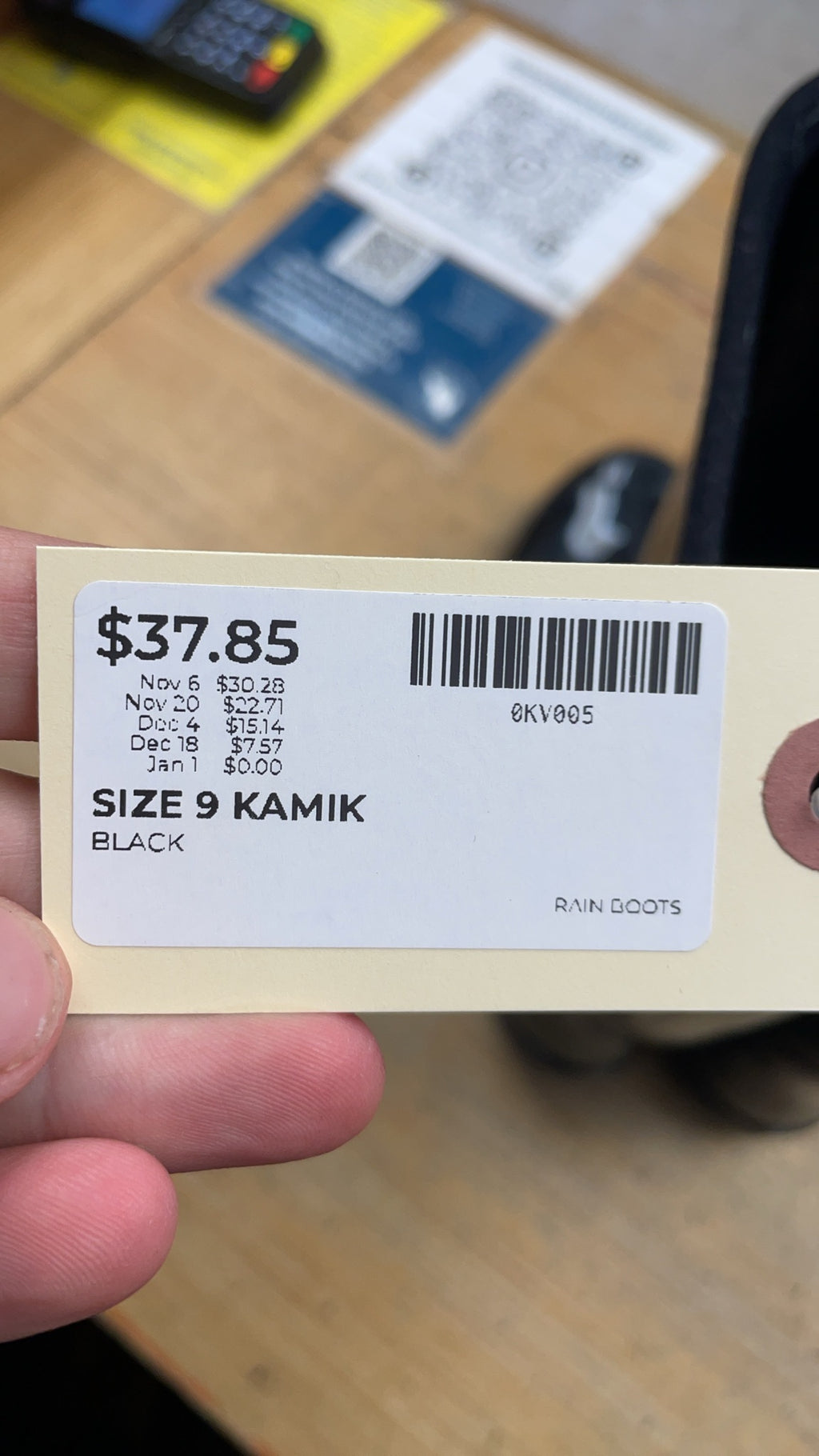 Kamik Size 9 Rain Boots