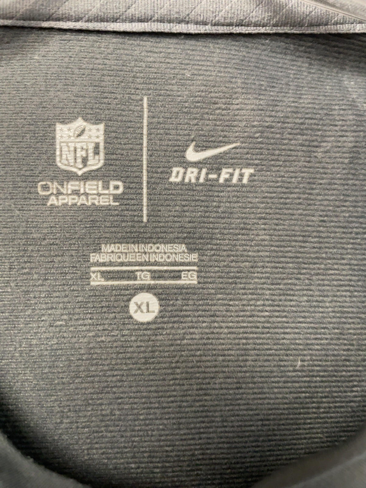 Nike NFL Onfield Apparel New England Patriots Full Zip Jacket Size XL