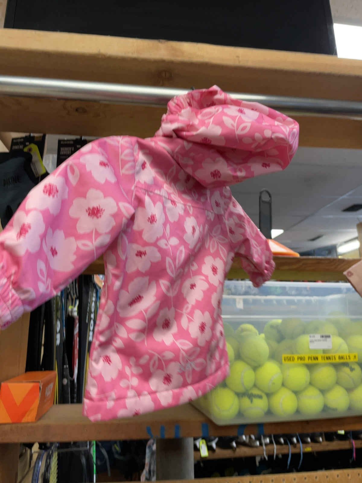 Gusti Floral Hooded Rain Jacket 18M