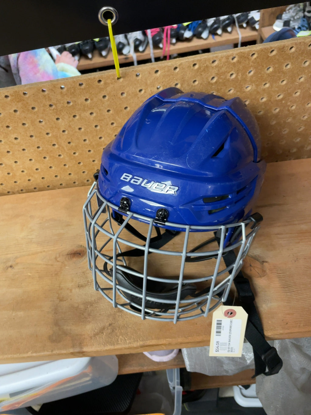 Bauer RE-AKT 55 Size S (52-57 cm) Hockey Helmet with Cage Blue