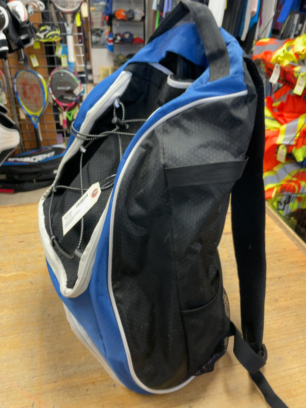 AIRTTUZ Baseball Backpack Blue / Black