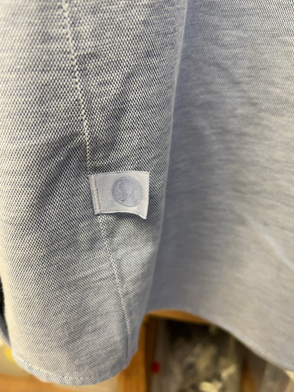 lululemon Button Up Shirt Size M Blue