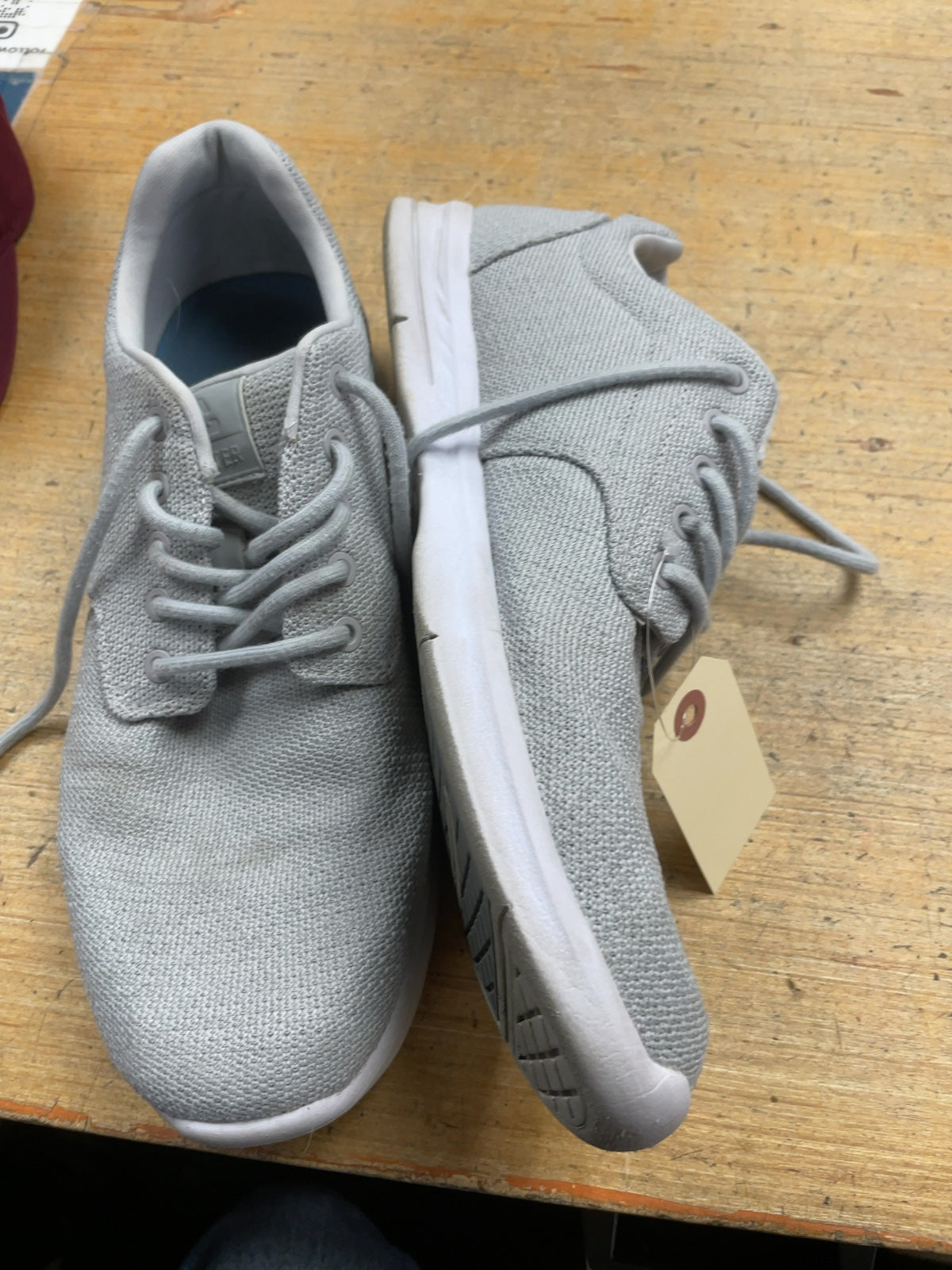 Cuater 4MT111 Size 12 Grey Knit Sneakers