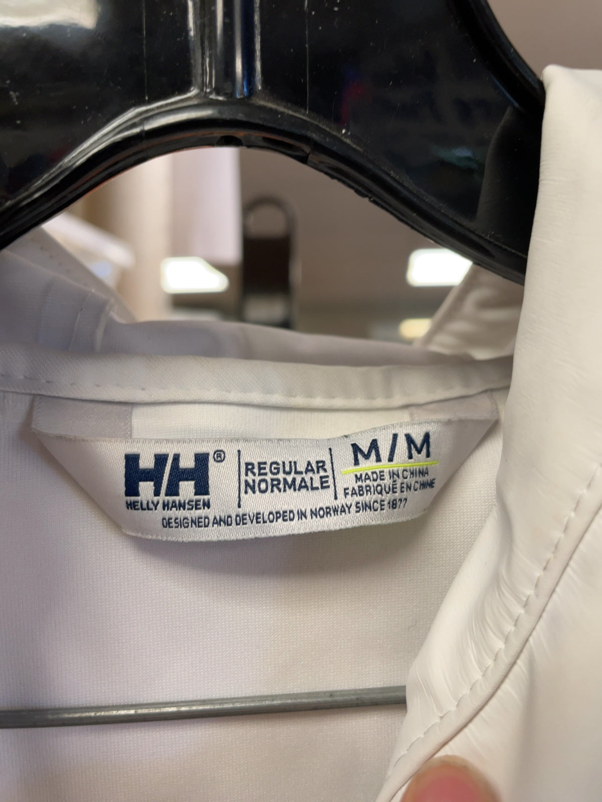 Helly Hansen Ladies Size M Rain Jacket White