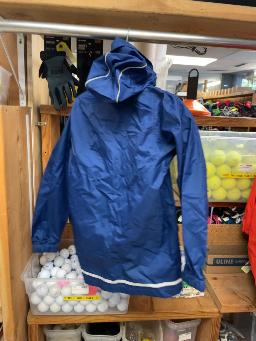 MEC Rain Jacket Size 10 Junior Navy