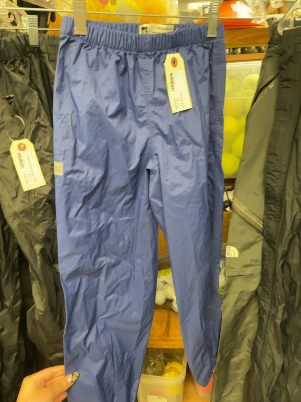 MEC Youth Size JR 8 Rain Pants Blue