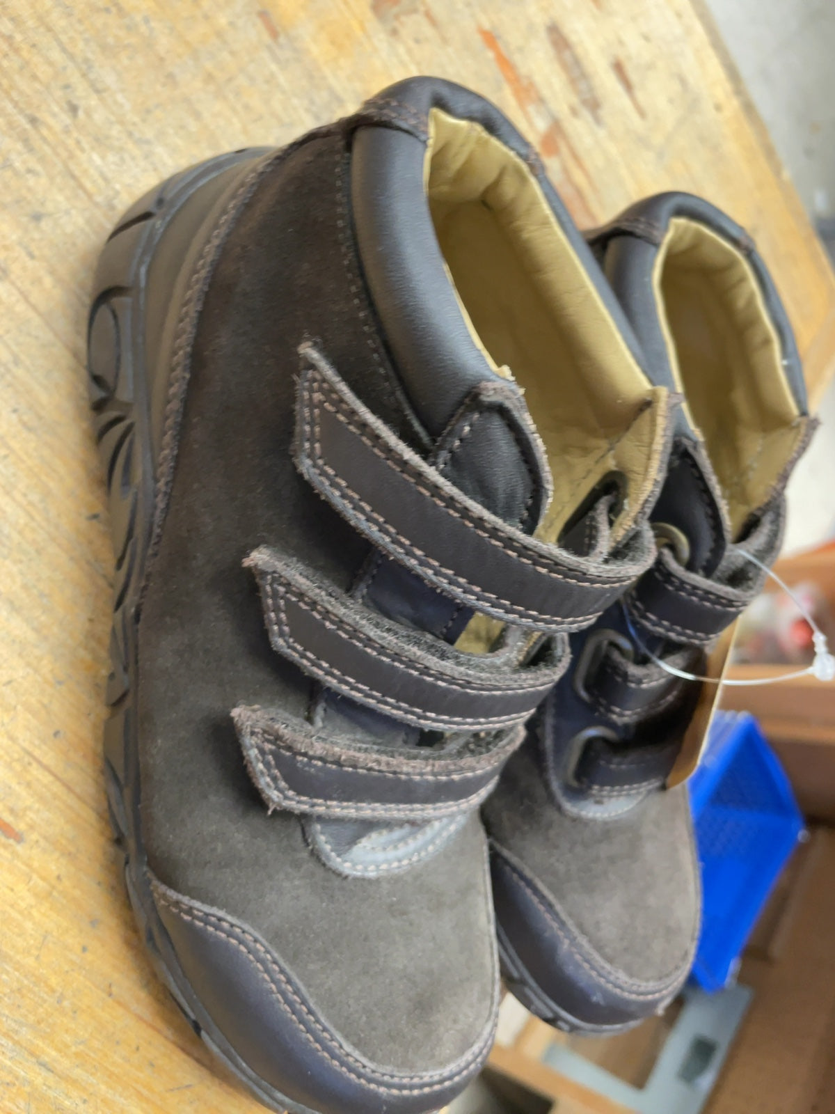 Pom d'Api Hiking Boots Size 3 Brown/Black