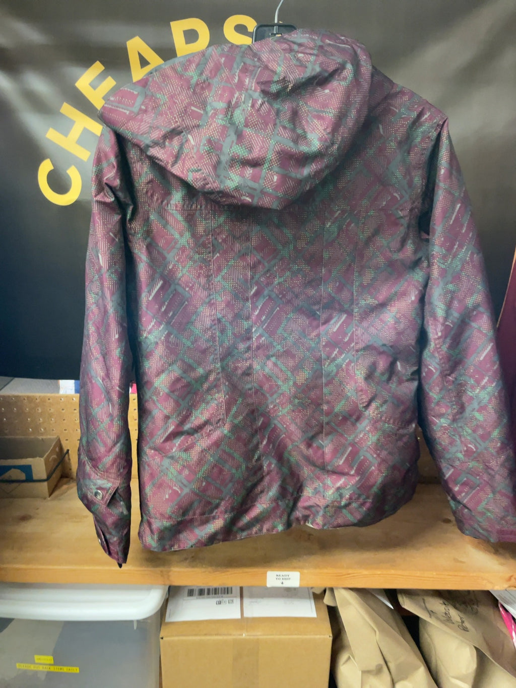 Oakley Thinsulate Ski Snowboard Jacket Size S Purple