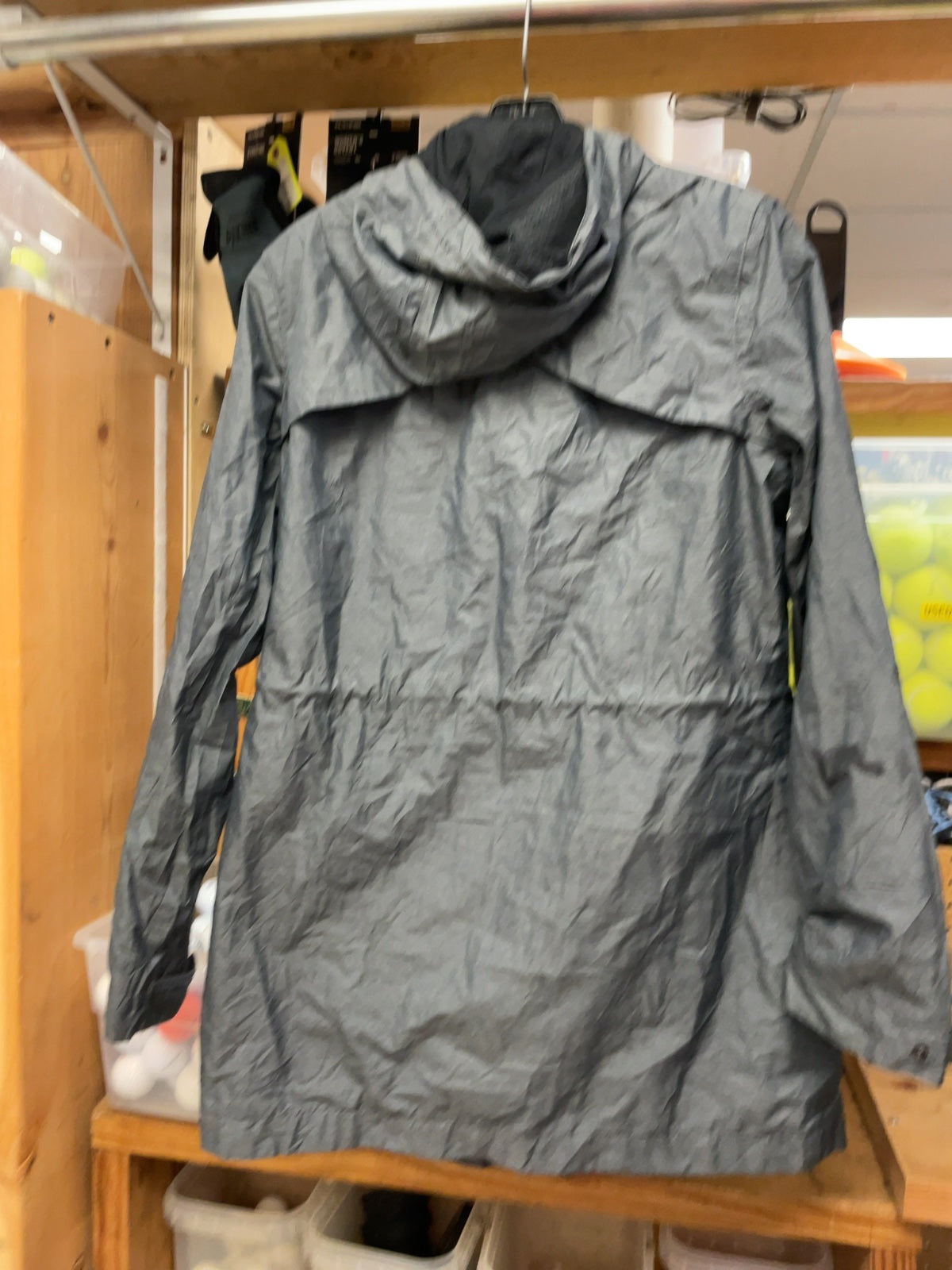Merrell Hooded Shell Jacket Size Medium Grey