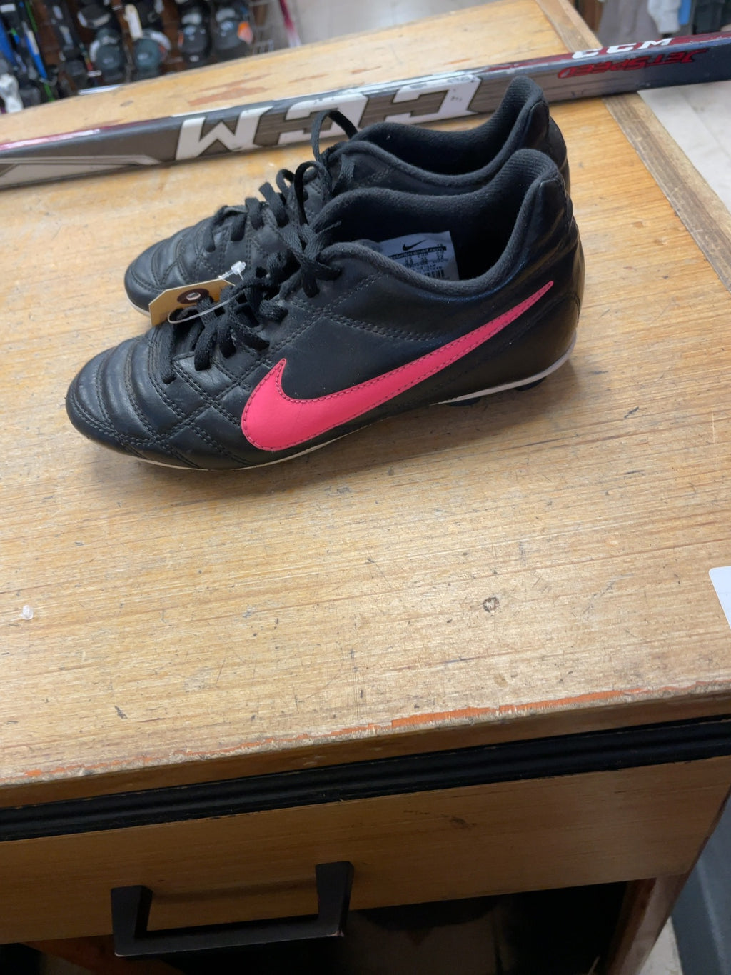 Nike Tiempo Natural IV LTR FG Size 3Y Youth Soccer Cleats