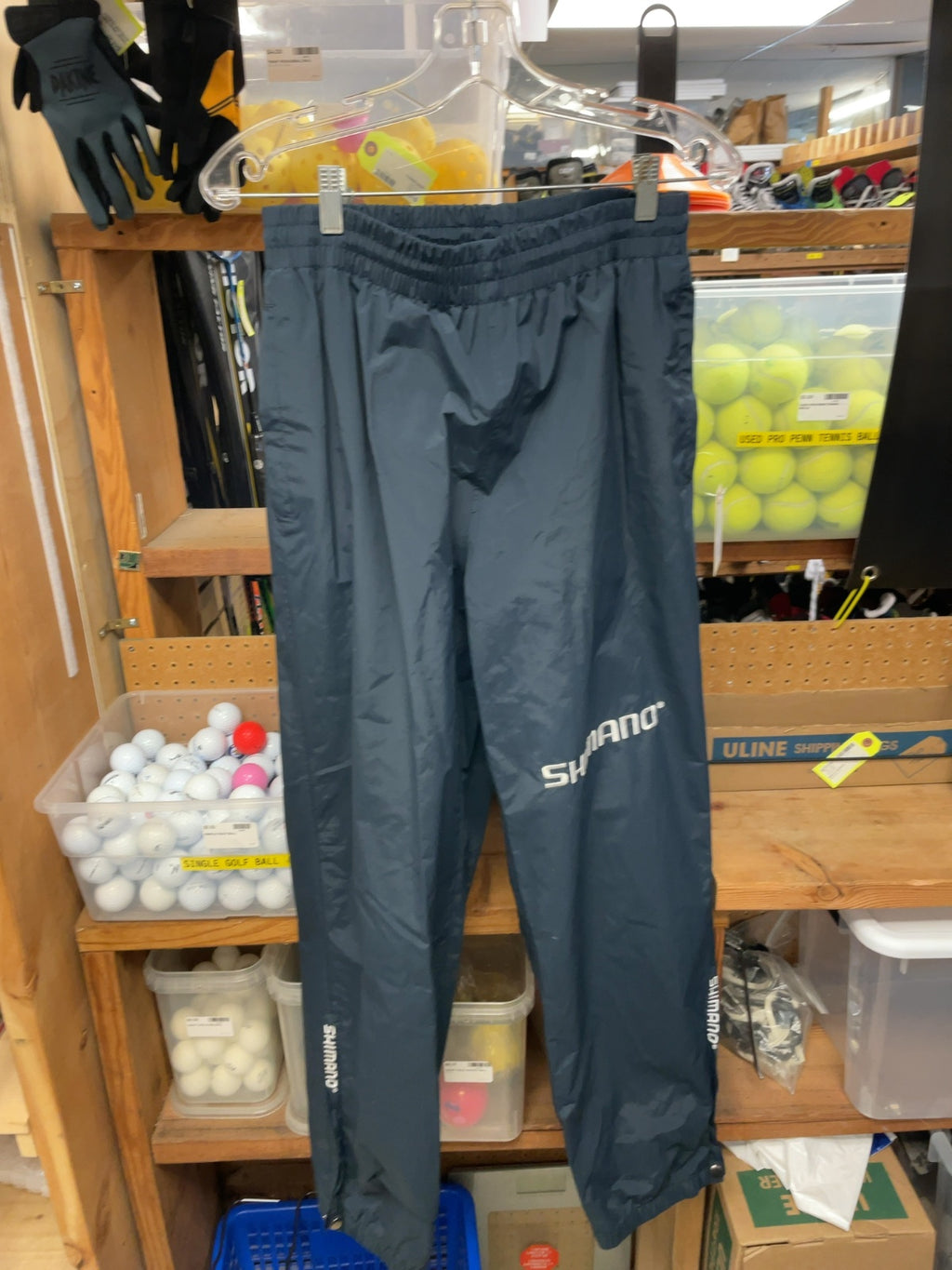 Shimano Rain Pants Size M Blue