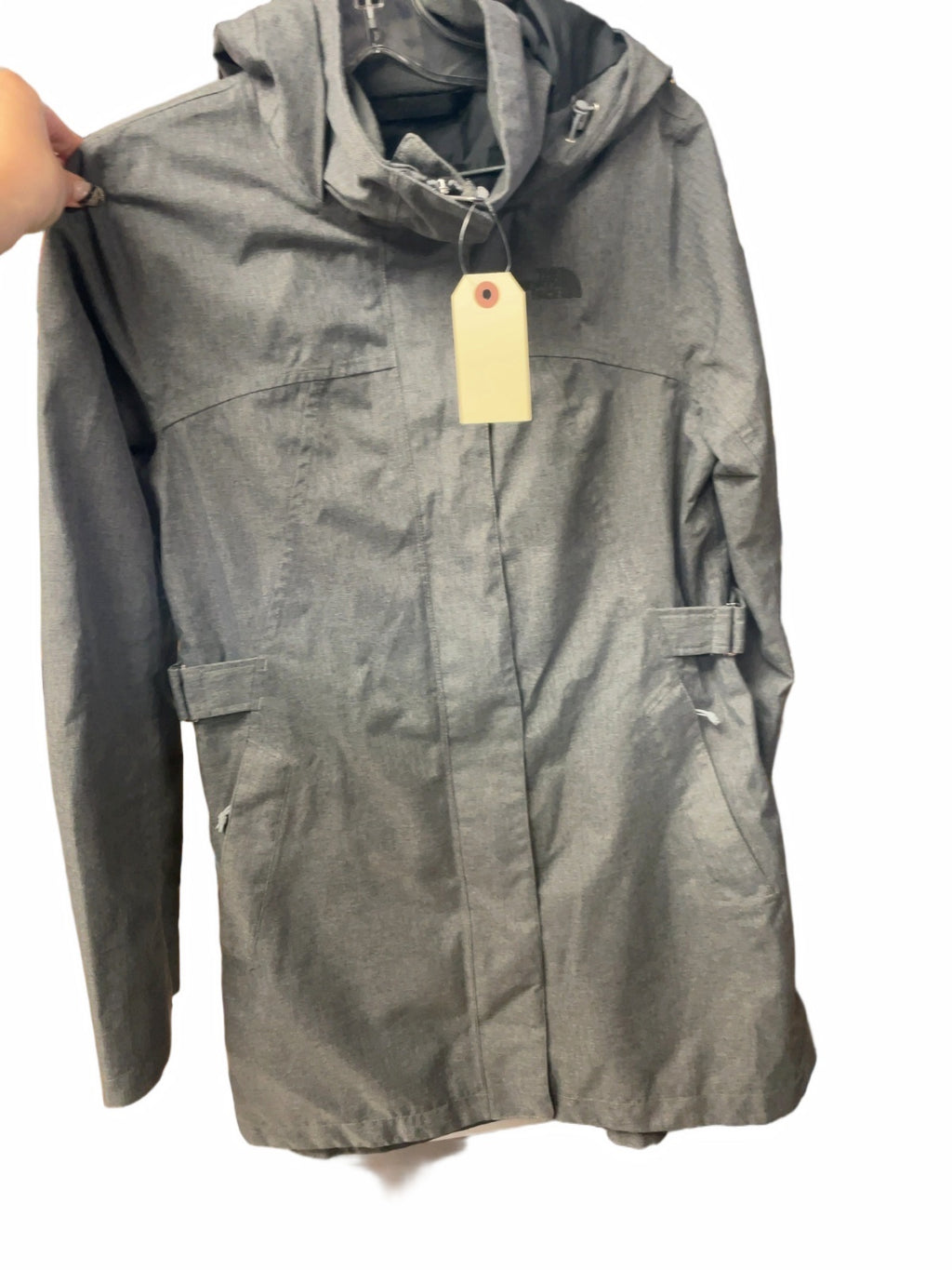 The North Face Hooded Rain Jacket Women's M Grey