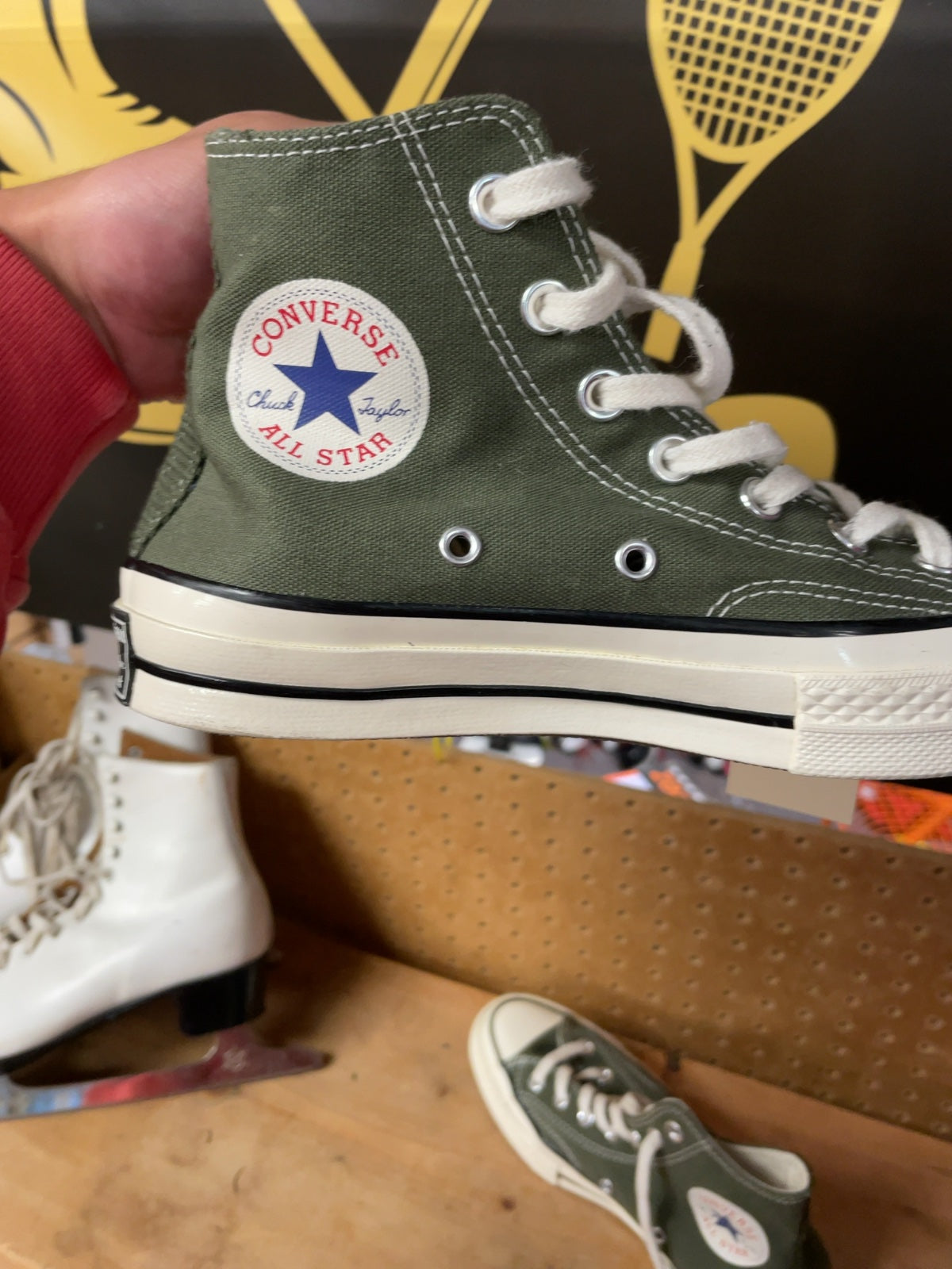 Converse Chuck Taylor All Star 70 High Top Size 5 Green