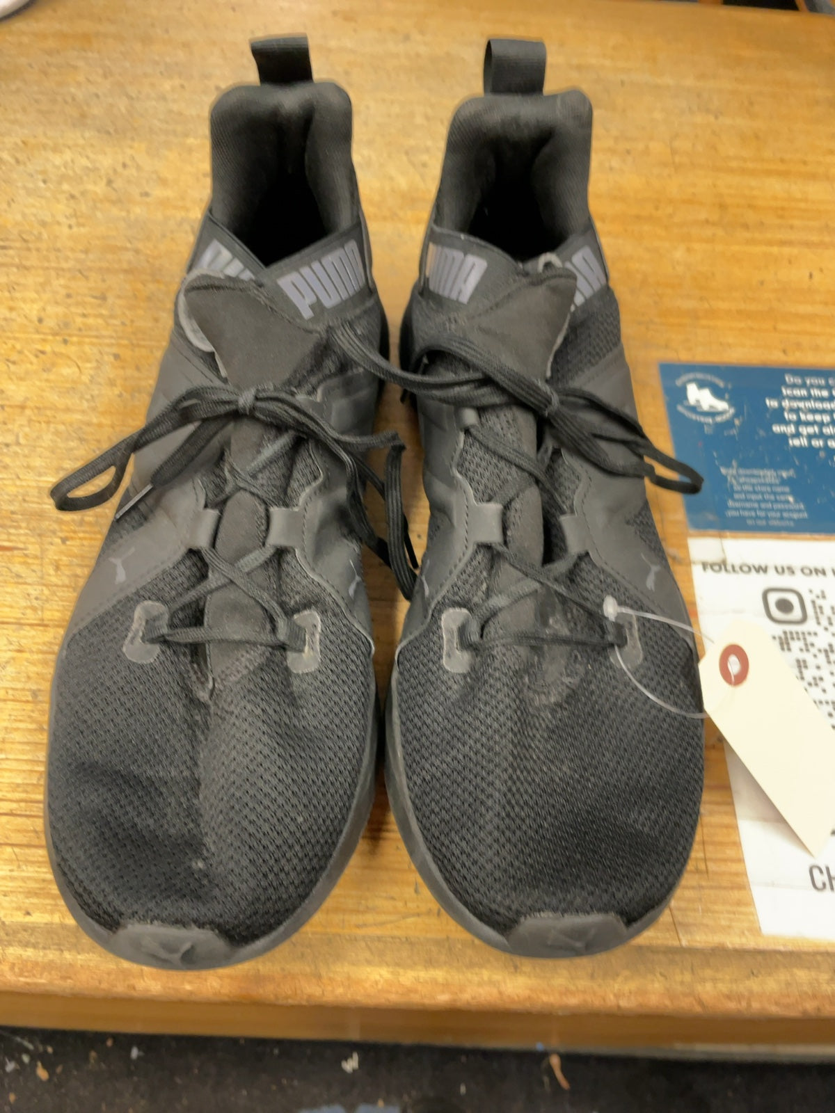 Puma Size 12 Men's Athletic Shoes Black