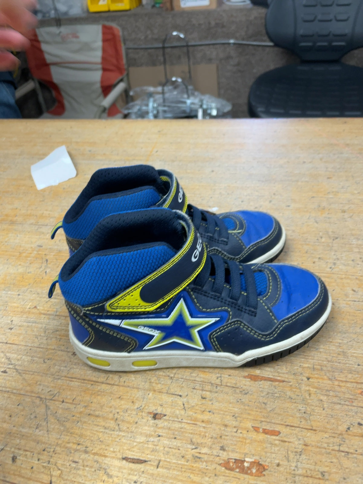 Geox Light Up High Top Sneakers Size JR 2
