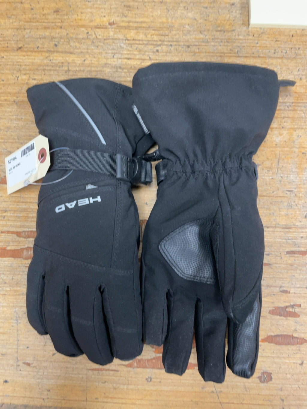 Head Waterproof Ski Gloves XS Black