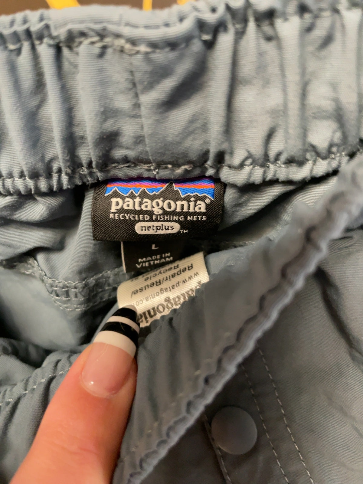 Patagonia NetPlus Kids Size L Rain Pants