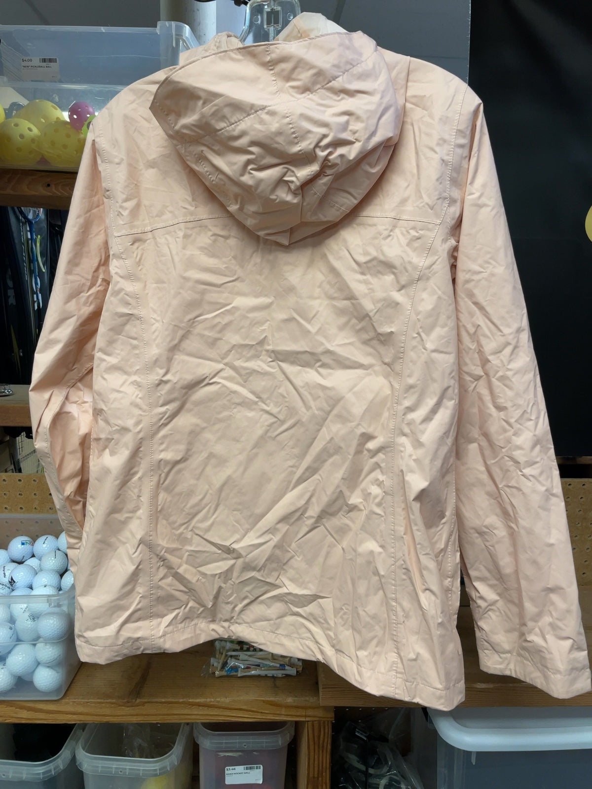 Columbia Omni-Tech Rain Jacket Size M Pink