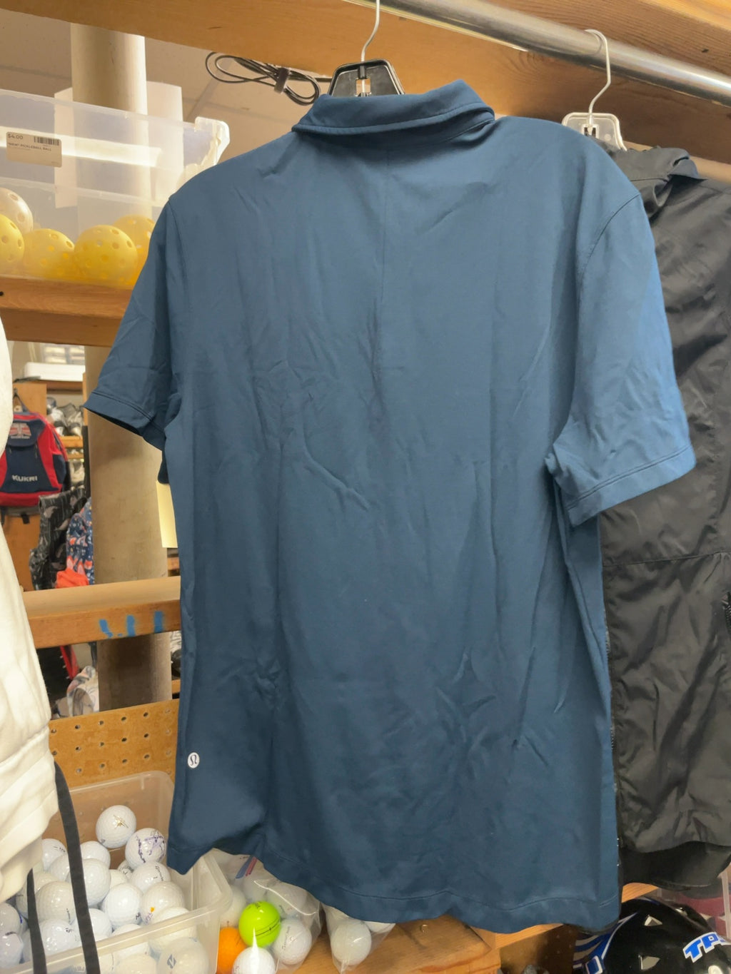 Lululemon Polo Shirt Size Medium Blue