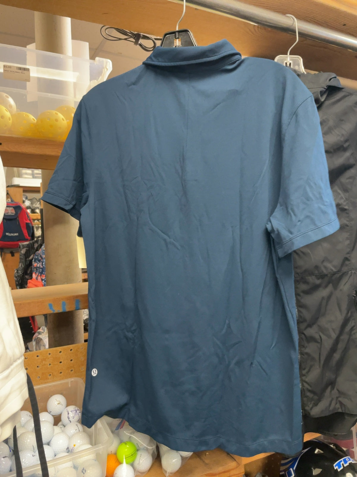 Lululemon Polo Shirt Size Medium Blue