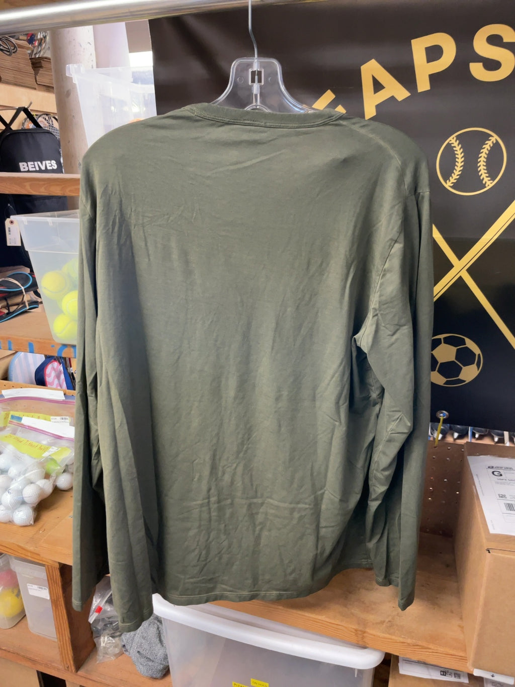 lululemon Size L Long Sleeve Shirt Green