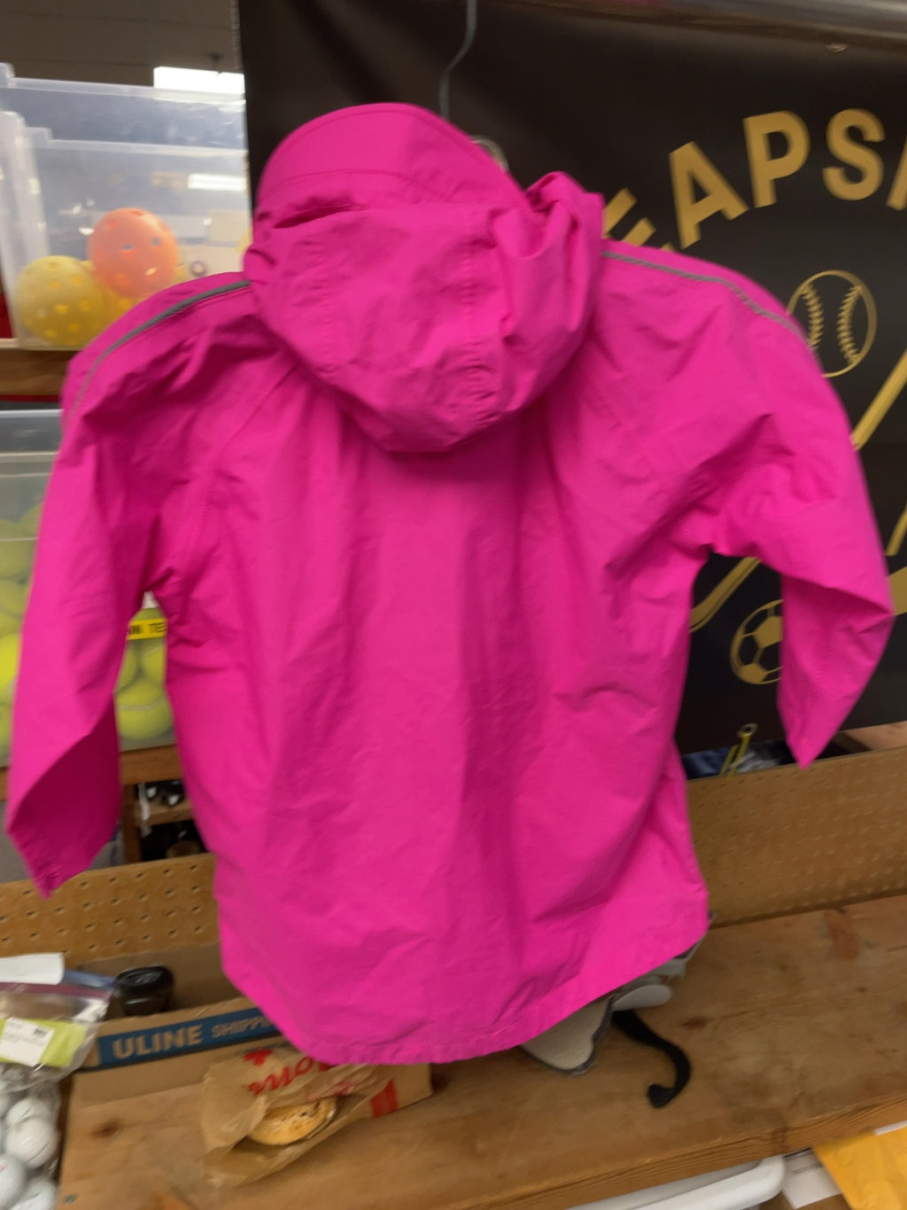 Splashy Rain Jacket Size 4 Pink