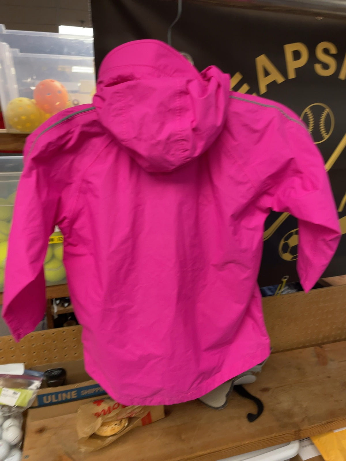 Splashy Rain Jacket Size 4 Pink
