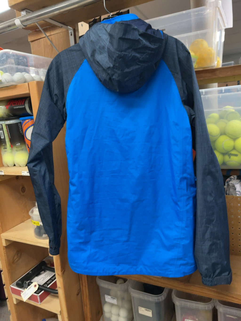 Columbia Rain Jacket Size S Blue