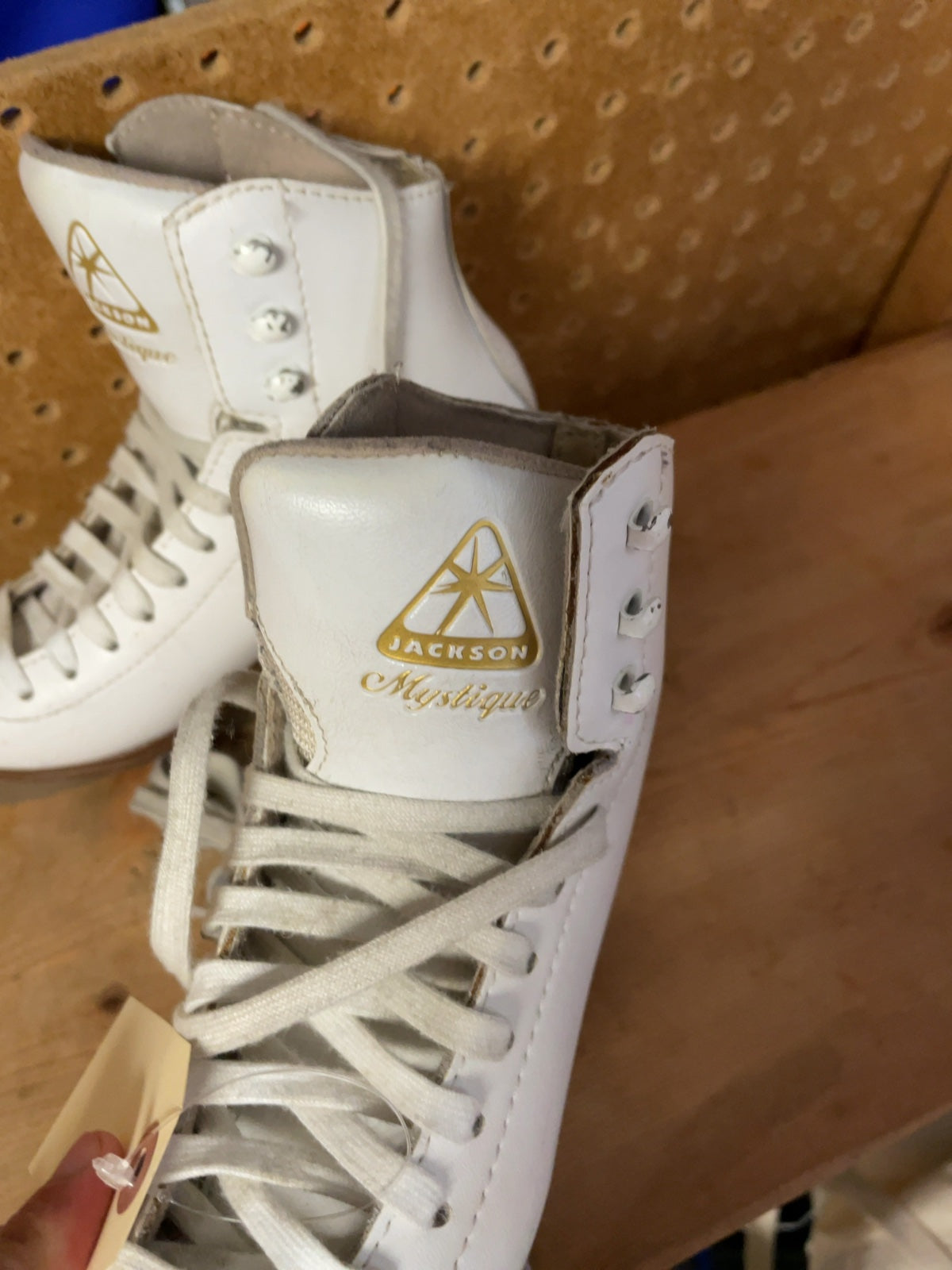 Jackson Mystique 13 1/2 C White Figure Skates