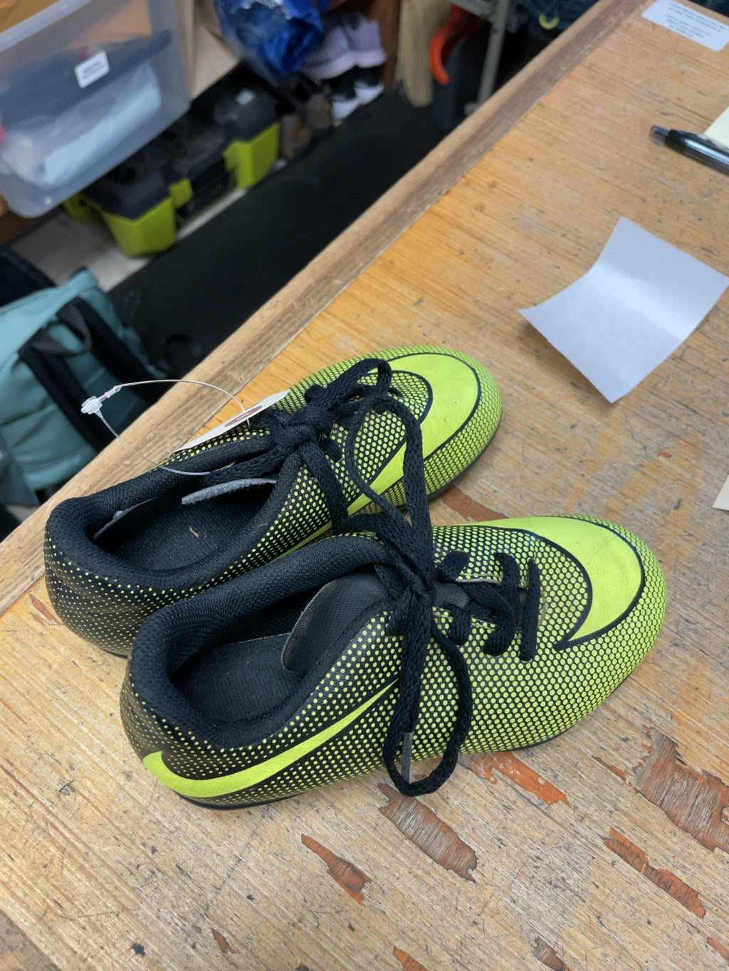 Nike Size 11C Soccer Cleats Yellow/Black