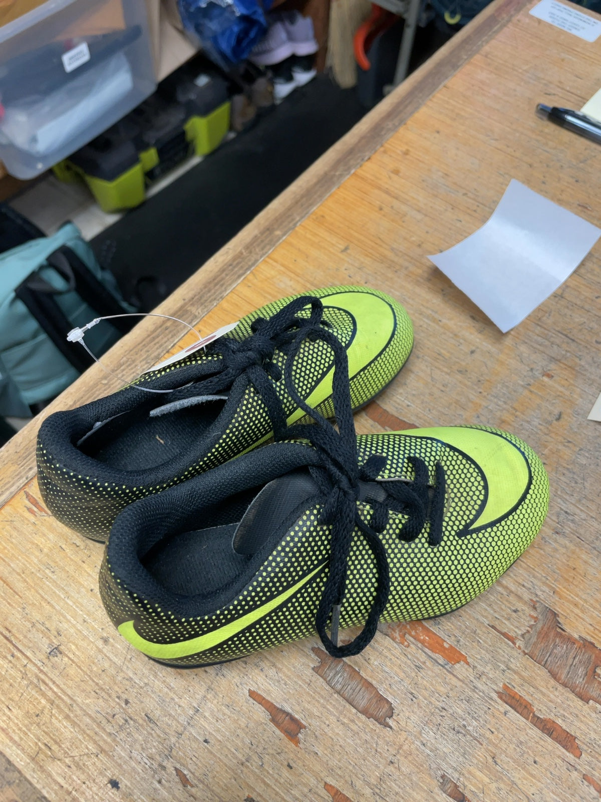 Nike Size 11C Soccer Cleats Yellow/Black