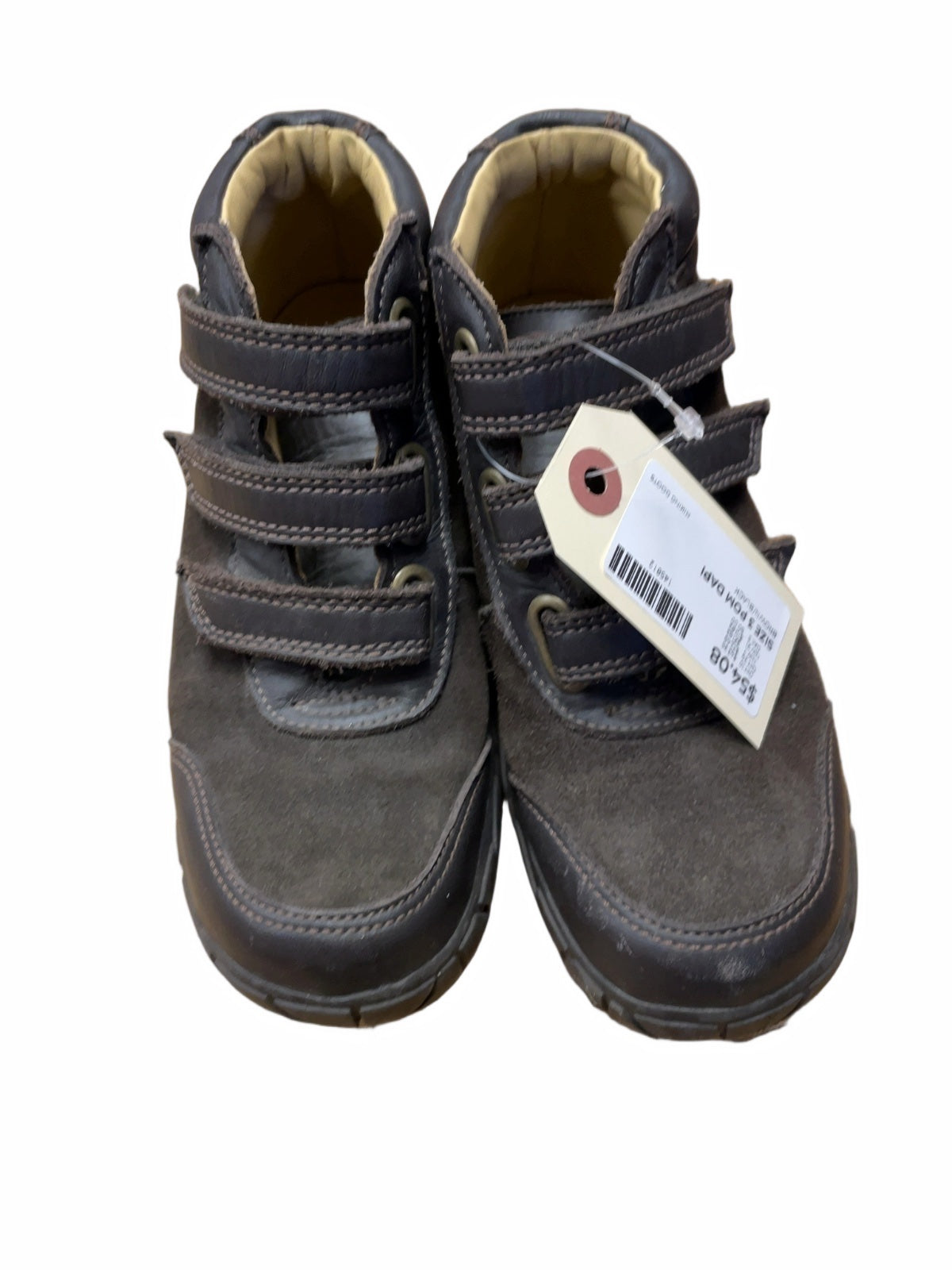 Pom d'Api Hiking Boots Size 3 Brown/Black