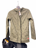 Cars Jeans JR 12 Green Diamond Print Rain Jacket