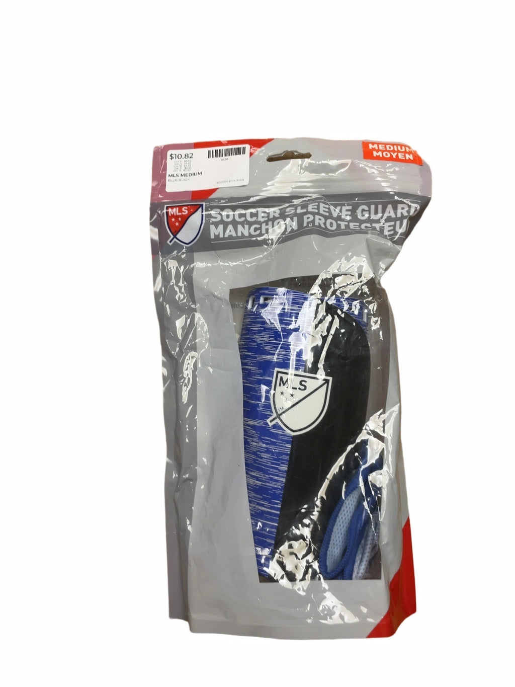 MLS Soccer Sleeve Guard Size M Blue/Black