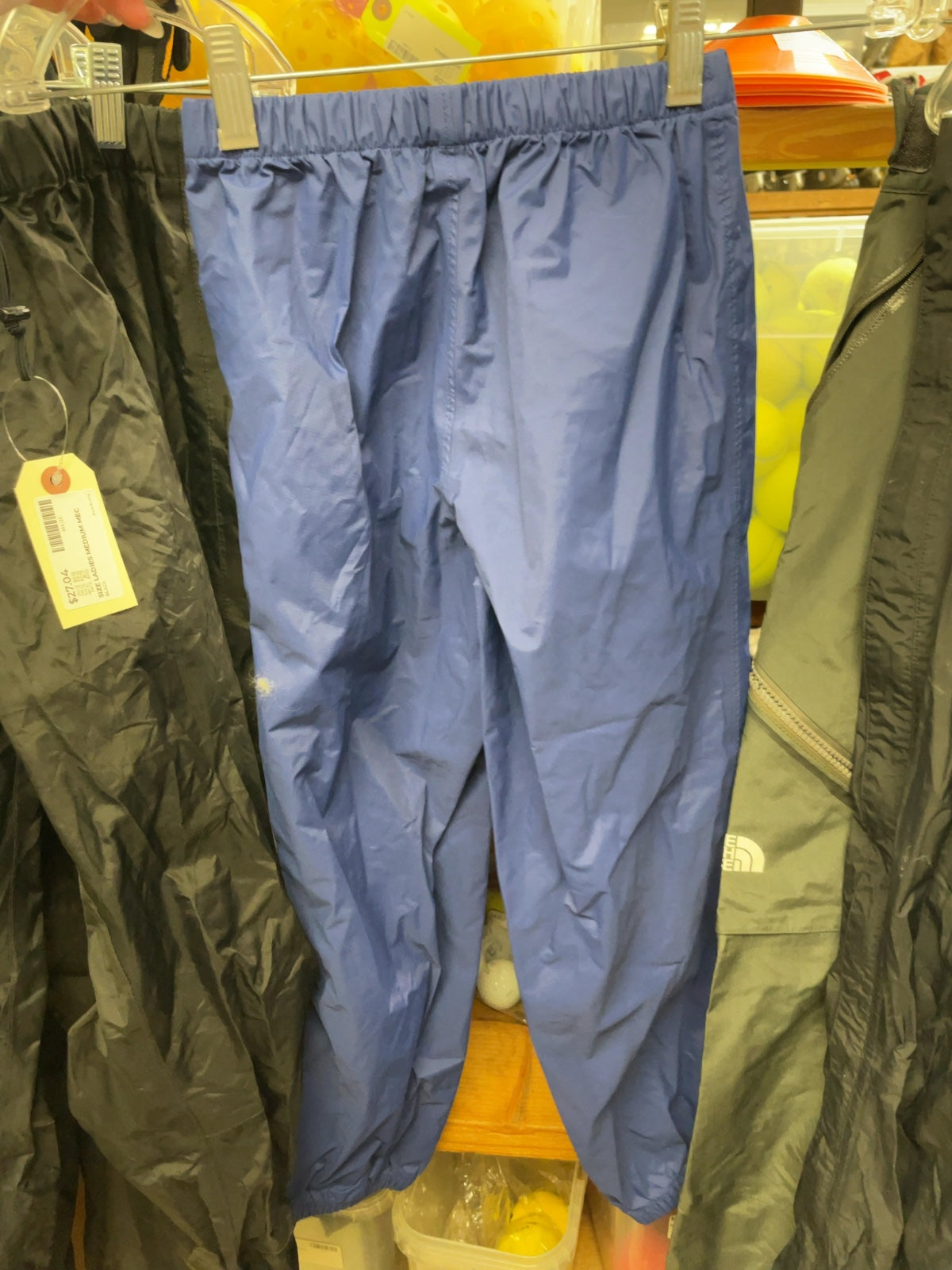 MEC Youth Size JR 8 Rain Pants Blue
