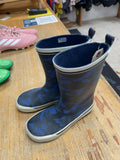 Camo Rain Boots Size 1 Youth