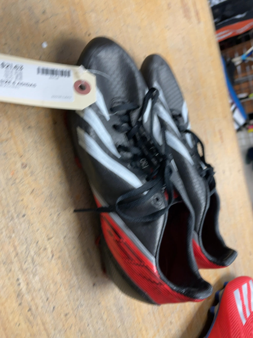Adidas F50 Soccer Cleats Size 6 Black/Red