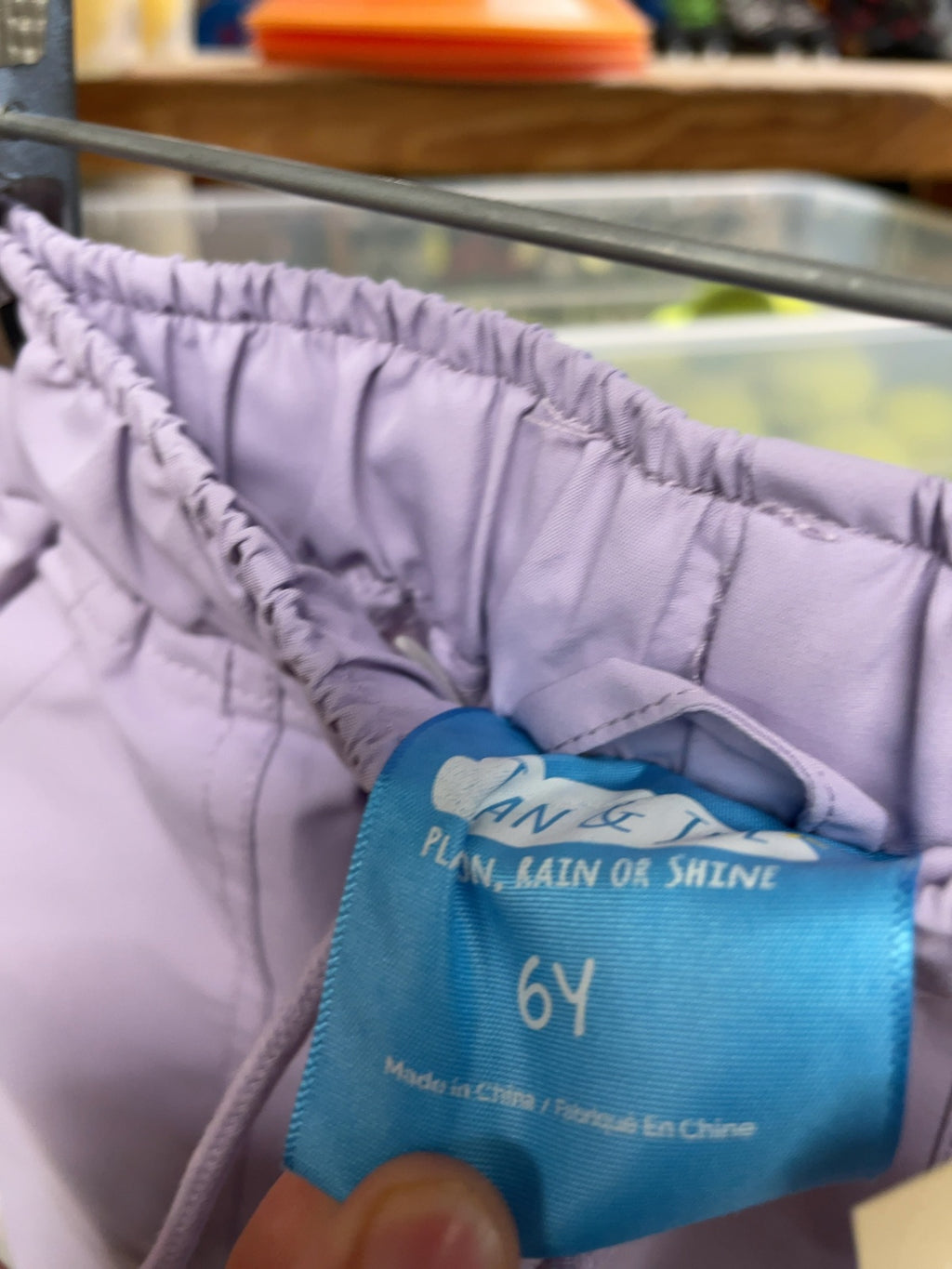 Jan & Jul Size 6Y Purple Rain Pants
