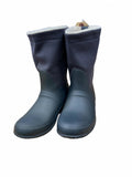 Hunter Size 4 Navy Sherpa Lined Rain Boots