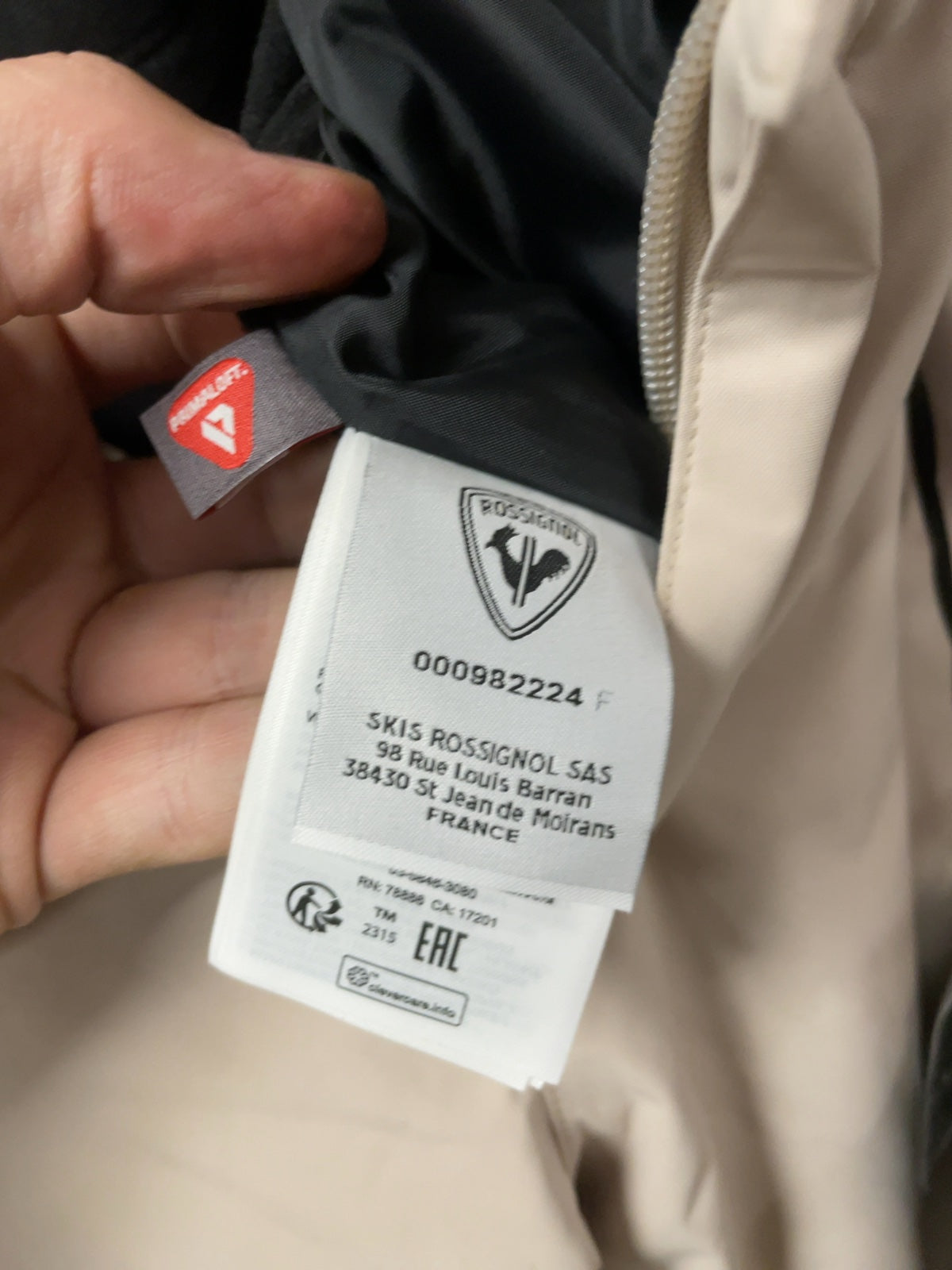 Rossignol Relax Ski RF Pant Size S Beige