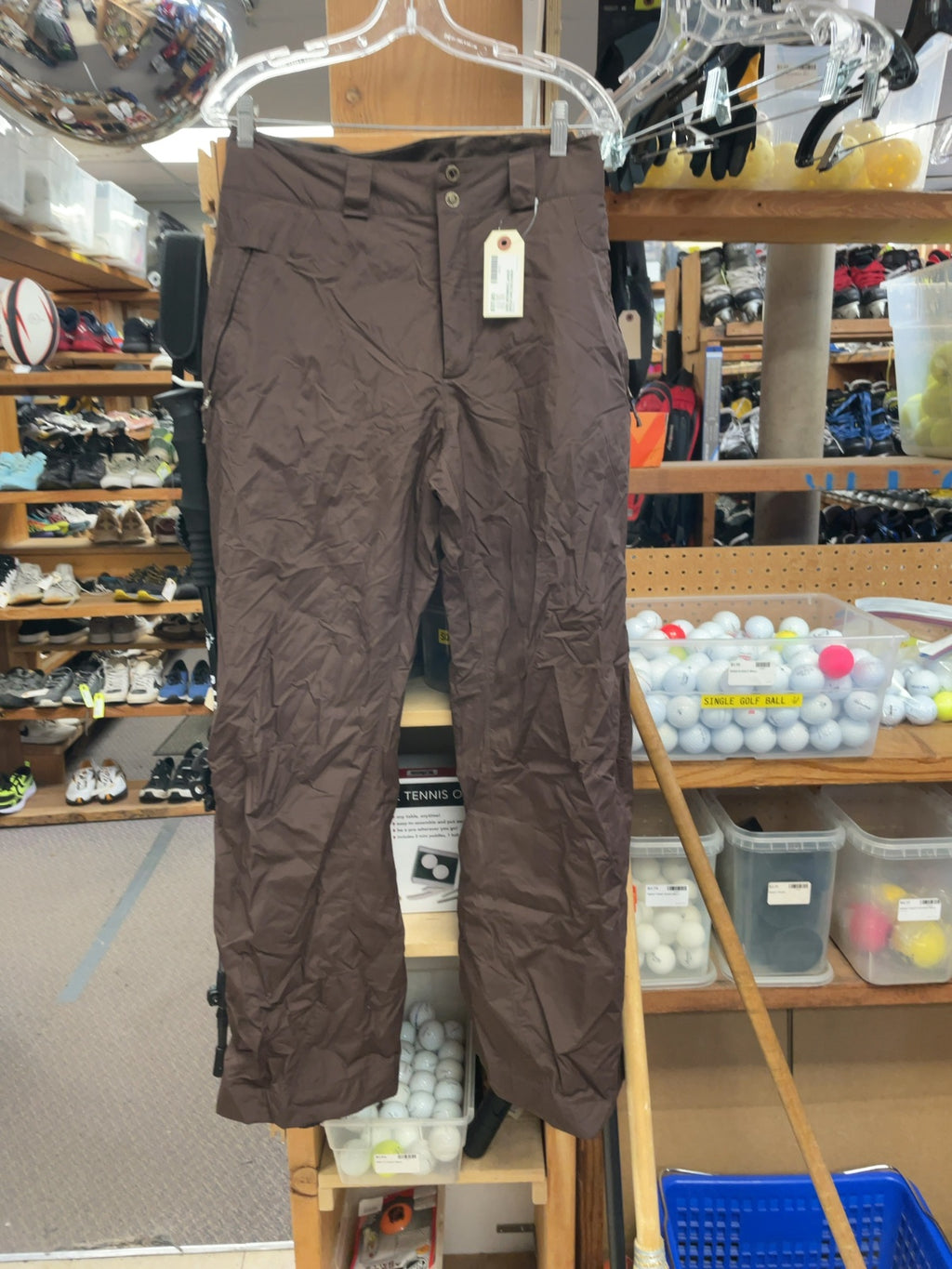 Columbia Titanium Women's Large Regular Snow Pants Brown